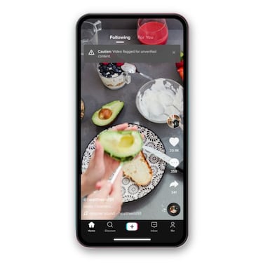 La nueva advertencia de TikTok contra videos no verificados