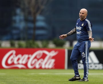 El entrenamiento de la Selección en Ezeiza, en imágenes