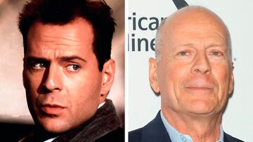 Los protagonistas de película 'La jungla de cristal' ('Die Hard') con Bruce Willis