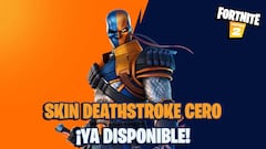 Fortnite: skin Deathstroke Cero ya disponible; precio y contenidos