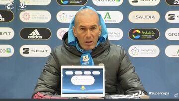 Zidane, a Tebas: "No eran excusas, era una evidencia"