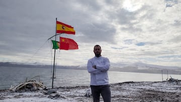 Carlos Rodríguez, chef español en la Antártida: “El plato que ha triunfado es el pescaíto frito”