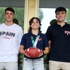 Billetes a cambio de medallas para el flag football español