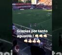 Así ovacionaron a Lucas Barrios en su debut con Argentinos