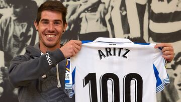 Elustondo jugará contra el Getafe su partido número 100 con la Real.