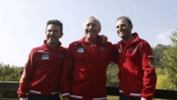 Purito Rodríguez, Javier Mínguez y Alejandro Valverde en los pasados Mundiales de Ponferrada