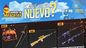 Free Fire: agenda semanal del 3 al 9 de noviembre con ruleta m¨¢gica y descuentos