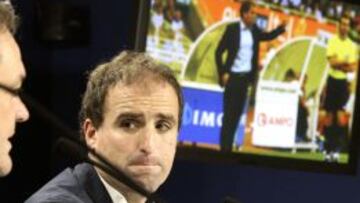 Arrasate, en la presentación de su renovación.