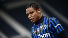 Luis Muriel en un partido de Atalanta en la Serie A