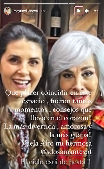 Mayrín Villanueva y Susana Dosamantes