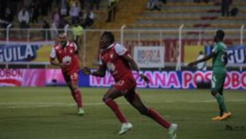 Quiñones tiene contrato por un año y ha hecho dos goles con Santa Fe.