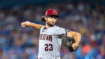 Arizona Diamondbacks starting pitcher Zac Gallen (23)