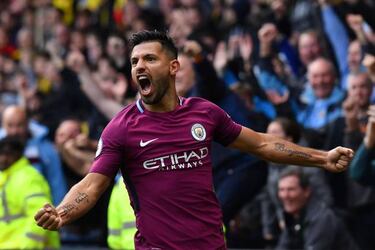 Kun Agüero equals Man City scoring record against Burnley