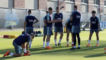 El Barça prepara en UCLA su partido contra el Tottenham