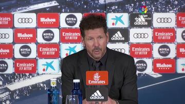 Simeone: "El camino a seguir es el de la primera parte"