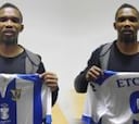 Eto'o envía un mensaje de ánimo al Leganés por los 'play-offs'