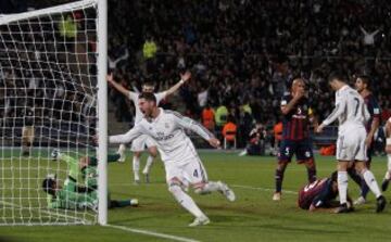 20/12/2014. FIFA Club World Cup final in Morocco. Sergio Ramos opens the scoring against Argentinean side San Loremzo. Real Madrid win 2-0 with Kroos bagging the second.