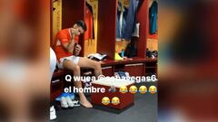 La burla del Chino Millar a Vegas por depilarse en el camarín