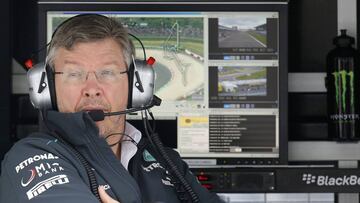 Brawn, en su &eacute;poca de Mercedes.