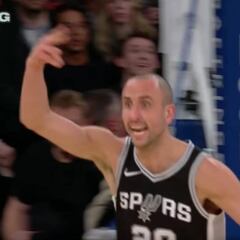 El triple invisible de Ginobili cumple un año: sólo él vio que entró