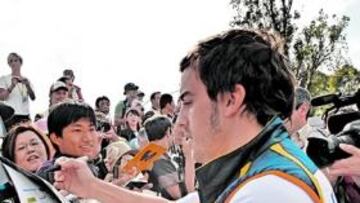 <b>REMONTADA. </b>Fernando Alonso consiguió salvar el fin de semana del primer gran premio del año.