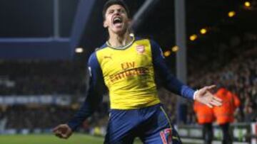 Alexis Sánchez terminó con 620 minutos sin anotar por Arsenal.