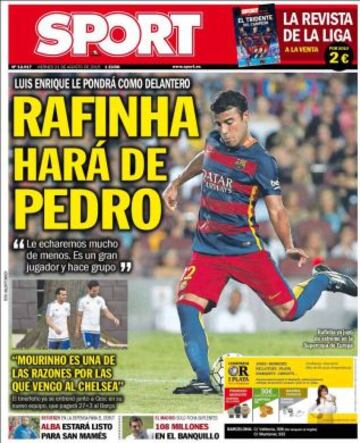 Portadas de la prensa deportiva