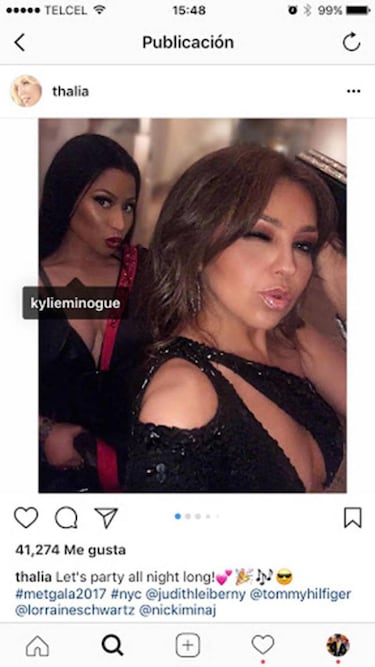 El error de Thalía en Instagram provoca las burlas de sus fans