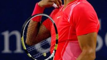 <b>DESPEDIDA. </b>Rafa Nadal dijo adiós al torneo de Cincinnati.