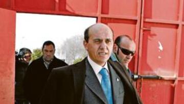 <b>OPTIMISTA. </b>El presidente del Sevilla, José María del Nido, alabó el trabajo del equipo.