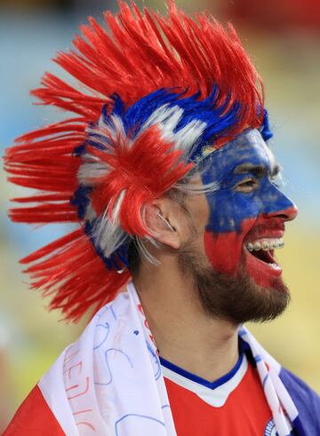 Copa América: belleza y color en el duelo entre Chile y Uruguay