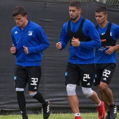 Millonarios gana segunda práctica de fútbol a puerta cerrada