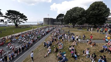 Corredores del Tour de Francia.