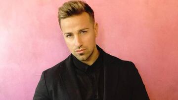 Rafa Mora en un posado.