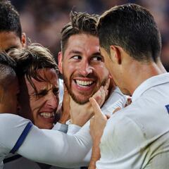 Sergio Ramos; un gol, 97% de acierto en el pase y ni una falta