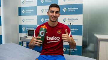 Ferran Torres pasa la revisión médica como nuevo jugador del FC Barcelona.
FC BARCELONA
28/12/2021