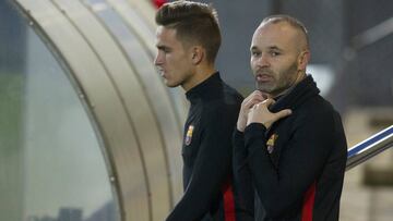 27/01/18 BARCELONA ENTRENAMIENTO
Andres Iniesta (FC Barcelona) y Denis Suarez FC Barcelona
PUBLICADA 31/01/18 NA MA15 2COL