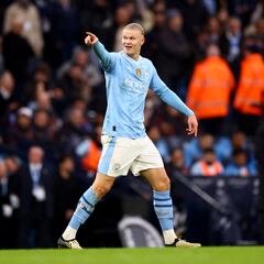 Haaland, infalible ante Manchester United