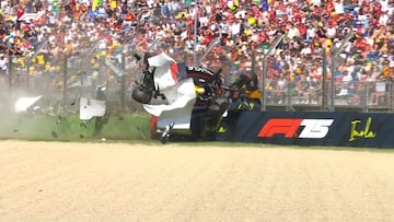 Yuki Tsunoda en la clasificación del GP de Emilia Romaña 2025.