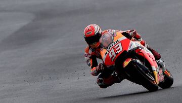 Marc Márquez en Valencia.