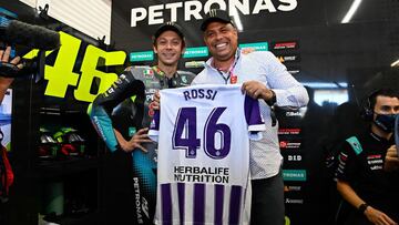 14/11/21 MOTOCICLISMO ULTIMA CARRERA VALENTINO ROSSI YAMAHA MOTOGP GP COMUNIDAD VALENCIANA RONALDO NAZARIO PRESIDENTE VALLADOLID
FOTO:MOTOGP