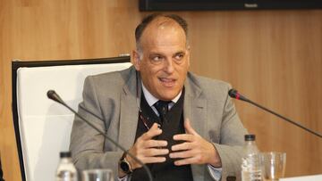 08/02/17 INFORME FOOTBALLTRANSFER REVIEW2017 JAVIER TEBAS , PRESIDENTE DE LA LFP LIGA FUTBOL PROFESIONAL