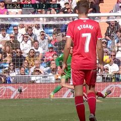 Bale salió en el 66' y sólo fue capaz de hacer esto ante Bono