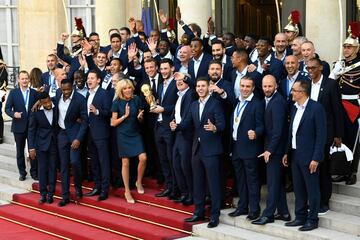 Recepción del Presidente francés, Emmanuel Macron.