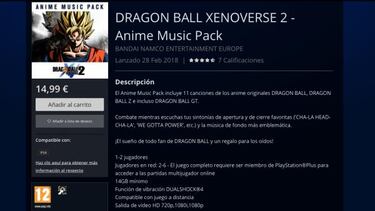 El Anime Music Pack, ya disponible en Dragon Ball FighterZ y Xenoverse 2