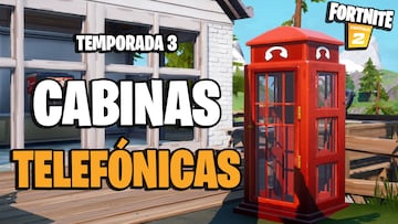 Fortnite Capítulo 2 - Temporada 3 | Ubicación de las cabinas telefónicas