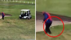 Trump caught on camera cheating at golf in Scotland