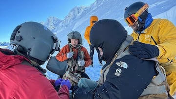 Rescate de Aymar Navarro en Alaska (Estados Unidos) en marzo del 2025