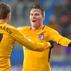 Griezmann a Gameiro: "Hoy te toca a ti dar una asistencia..."