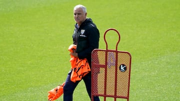 Sergio Pellicer, durante un entrenamiento.